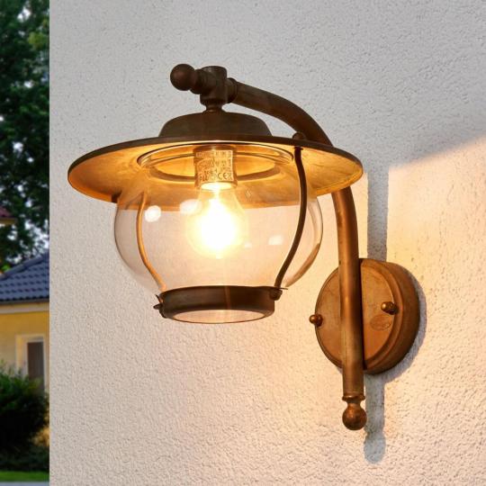 vonkajsia mosadzna lampa nastenna gula mediteranska rustikalna country klasicka vodotesna moretti luce lampy renovacia letny dom provensalsko.jpg